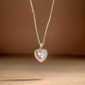 Dhalia Gold Heart Necklace / Stainless Steel view 1