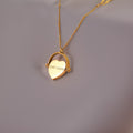 Grace Spinning Heart Necklace / 18K Gold Plated view 3