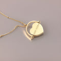 Grace Spinning Heart Necklace / 18K Gold Plated view 4
