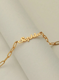 Ingrid Paperclip Chain Personalised Necklace view 4