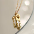 Jocelyn Golden 3D Lion Necklace / Titanium Steel view 3