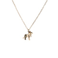 Jocelyn Golden 3D Lion Necklace / Titanium Steel view 5