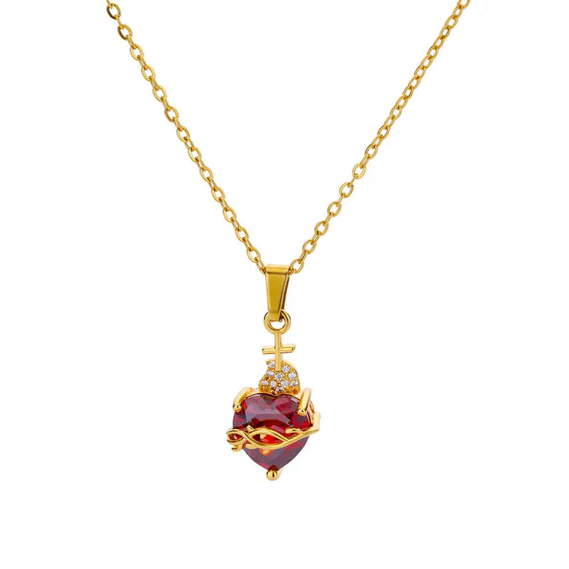 Kay Lovers Heart Pendant / Stainless steel