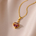 Kay Lovers Heart Pendant / Stainless steel view 3