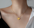 "Love You More" Heart Necklace view 4