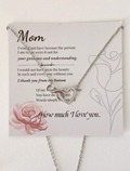 Mom Infinity Heart Necklace view 2