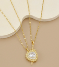 Montague 2 in 1 Heart & Sword Double Necklace view 2