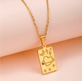 Morgan Heart Sky Pendant / 18K Gold Plated view 1