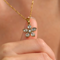 The Crystal Bloom Necklace view 6