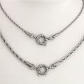The Silver Twist Charm Necklace view 2
