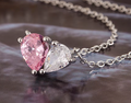 Two Stone Waterdrop Pendant view 4