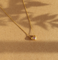 Valentina Pink Heart Necklace / 18K Gold Plated view 3