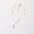 Willa Padlock Necklace / 18K Gold Plated view 4