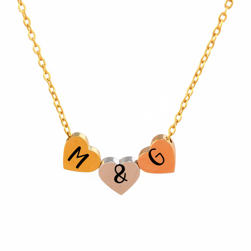 Yvie Personalised Heart Necklace