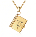 Jennie Personalised Story Book Necklace view 2