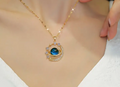 Galaxy Star & Moon Pendant / Stainless Steel view 6