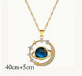 Galaxy Star & Moon Pendant / Stainless Steel view 7