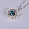 Galaxy Star & Moon Pendant / Stainless Steel view 9