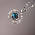 Galaxy Star & Moon Pendant / Stainless Steel view 11