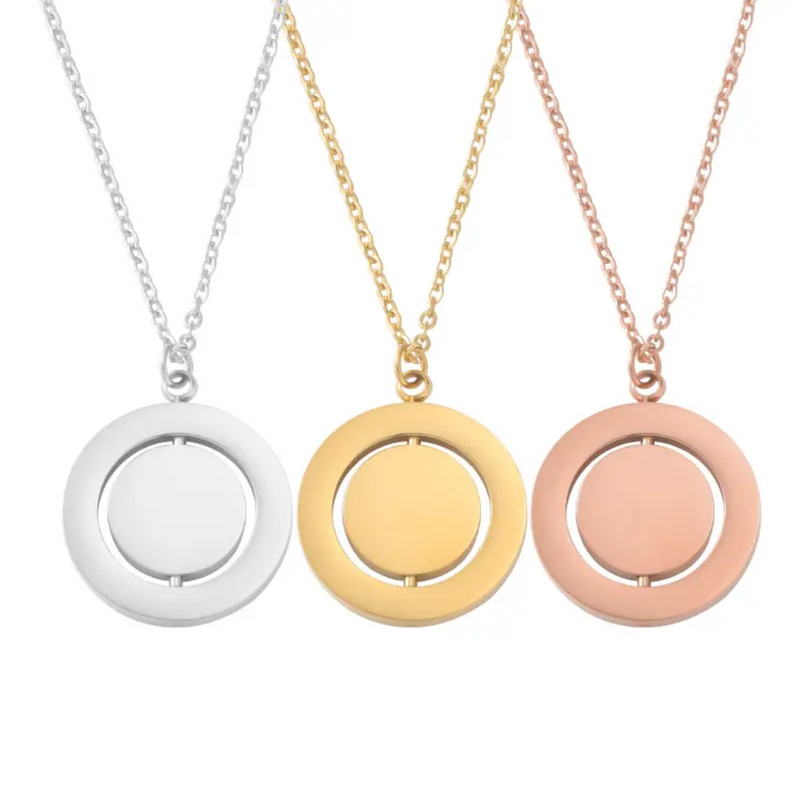 Derya Rotating Personalised Necklaces