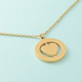 Ellie Rotating Heart Personalised Necklaces view 5