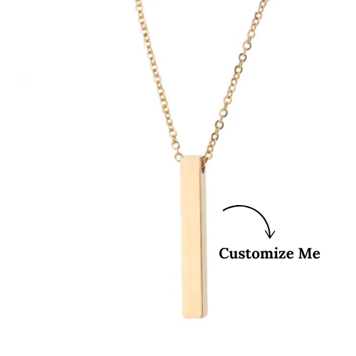 Morweena Personalised Bar Necklace