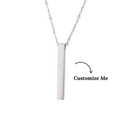 Morweena Personalised Bar Necklace view 2