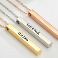 Morweena Personalised Bar Necklace view 3