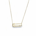Personalised Safety Pin Name Necklace view 1