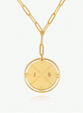 Rachel Personalised Compass Necklace view 2