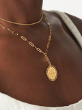 Rachel Personalised Compass Necklace view 4