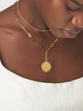 Rachel Personalised Compass Necklace view 6