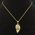 2 Piece Best Friends Necklace / Stainless Steel view 3