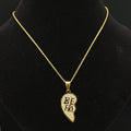 2 Piece Best Friends Necklace / Stainless Steel view 4