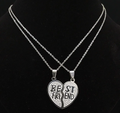 2 Piece Best Friends Necklace / Stainless Steel view 5