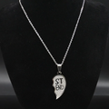 2 Piece Best Friends Necklace / Stainless Steel view 9