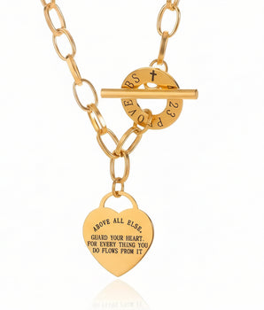 Above All Else Chain Necklaces / 18K Gold Plated - Nina Kane Jewellery