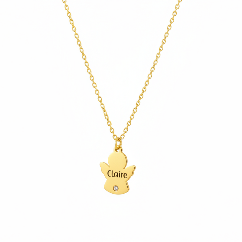 Amira Personalised Angel Necklaces