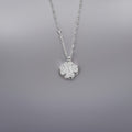 Astra Spinning Clover Necklace / Stainless Steel view 8