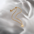 Astra Spinning Clover Necklace / Stainless Steel view 6