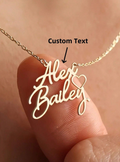 Belle Double Name Personalised Necklace view 3