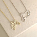 Belle Double Name Personalised Necklace view 8