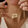 Belle Double Name Personalised Necklace view 4