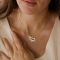 Belle Double Name Personalised Necklace view 5