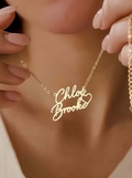 Belle Double Name Personalised Necklace view 2