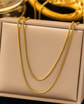 Chloe Extra Long Rope Chain / 18K Gold Plated view 4