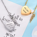 Custom Heart Urn Necklaces view 4