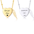Custom Heart Urn Necklaces view 5