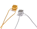 Dainty Solitaire Gemstone Necklace view 6