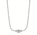 Elianne Herringbone Diamond Necklace view 6